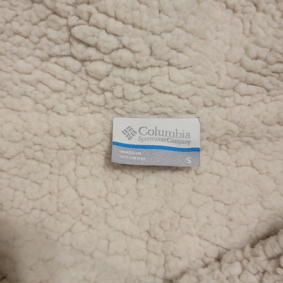 Columbia Sportswear Blue Fleece Lined Wide Collar Women's Sweater Jacket - Picture 7 of 9